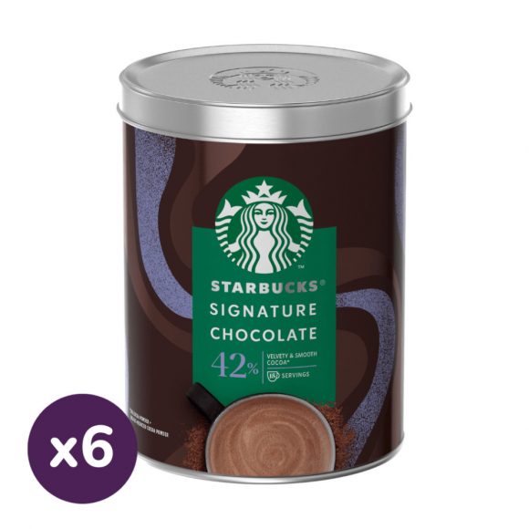 Starbucks forró csokoládés italpor 42% kakaótartalommal (6x330 g)