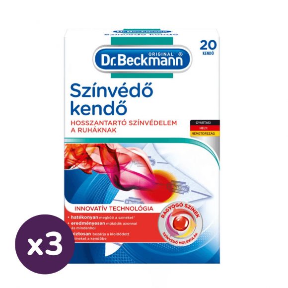 Dr. Beckmann Színvédő kendő 3x20 db