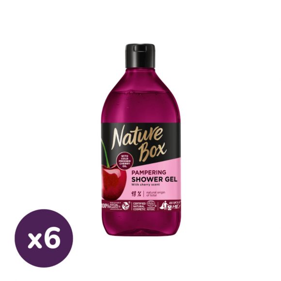 Nature Box Cseresznye tusfürdő (6x385 ml)