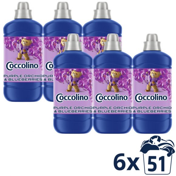 Coccolino Purple Orchid & Blueberries öblítőkoncentrátum (6x1275 ml)