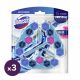 Domestos Power5+ WC-frissítő rúd, blue water pink magnolia (9x53 g)