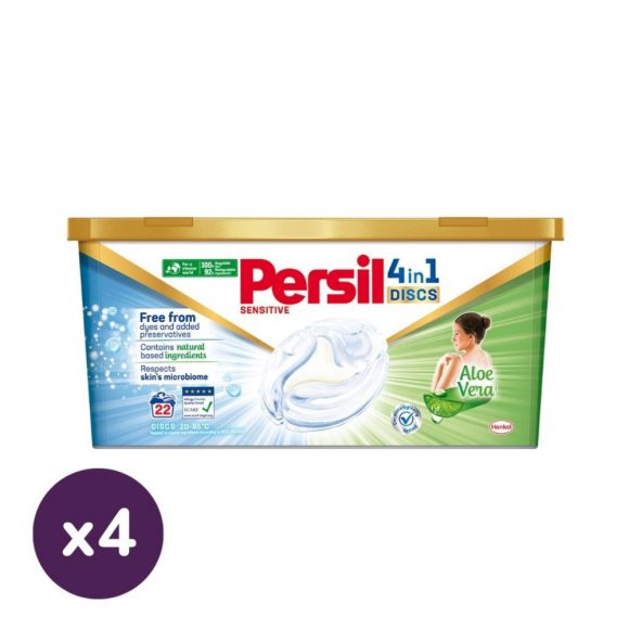 Persil Discs 4in1 Sensitive mosókapszula (6x22 db)