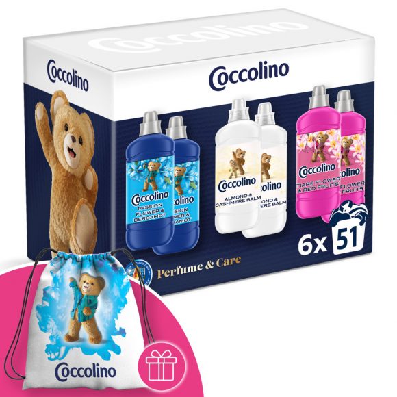 Coccolino Perfume & Care öblítőválogatás (6x1275 ml)