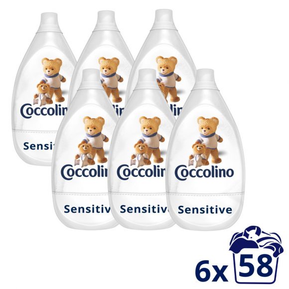 Coccolino Sensitive Pure ultrakoncentrált öblítő (6x870 ml)