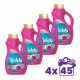 Violeta PROtect color mosógél színes ruhákhoz, 4x2700 ml (180 mosás)