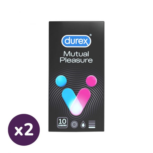 INGYENES SZÁLLÍTÁS - Durex Mutual Pleasure késleltető óvszer (2x10 db)