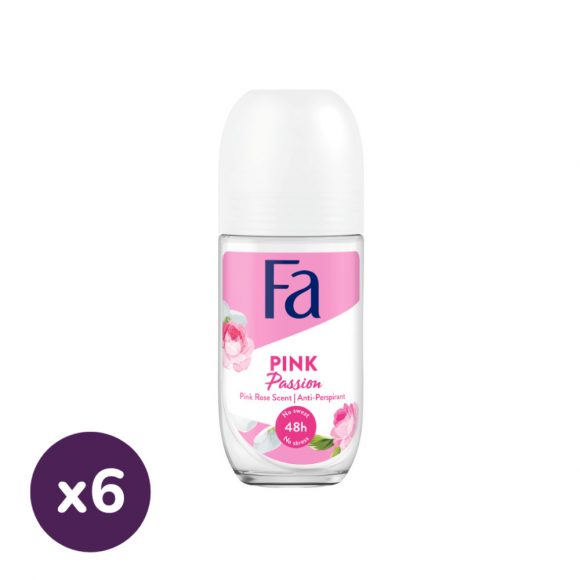 Fa Pink Passion golyós dezodor (6x50 ml)