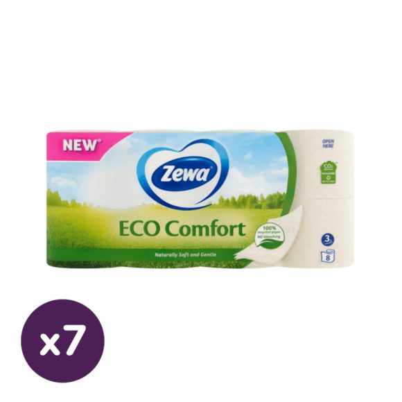 Zewa Eco Comfort 3 rétegű toalettpapír (7x8 tekercs)