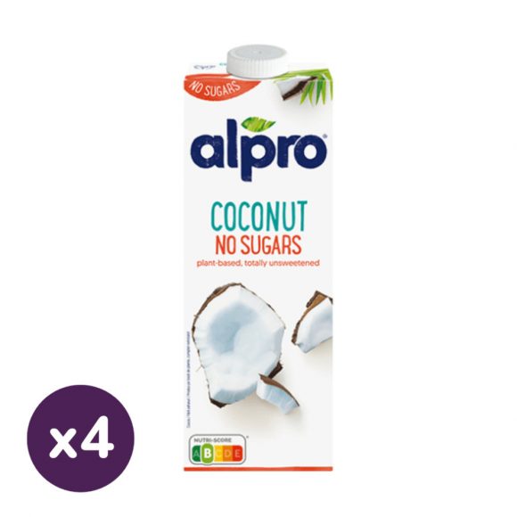 Alpro cukormentes kókuszital (4x1 liter)