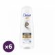 Dove Clarify & Hydrate hajbalzsam aktív szénnel 6x200 ml