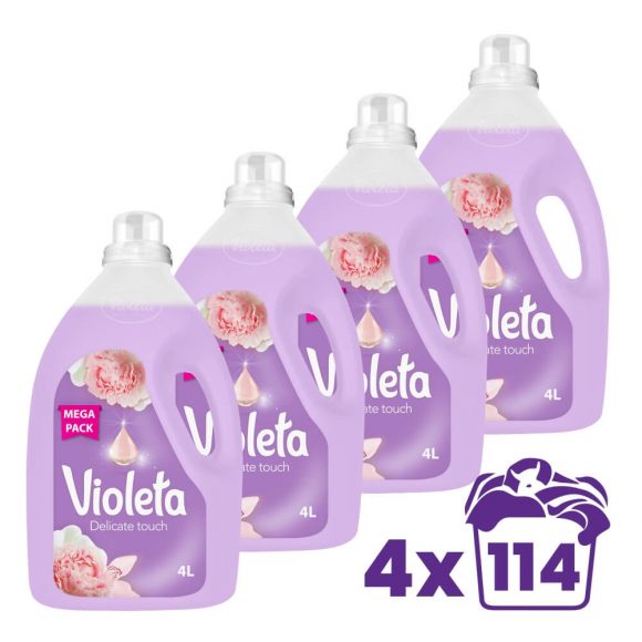 Violeta öblítő - delicate touch (4x4 liter)