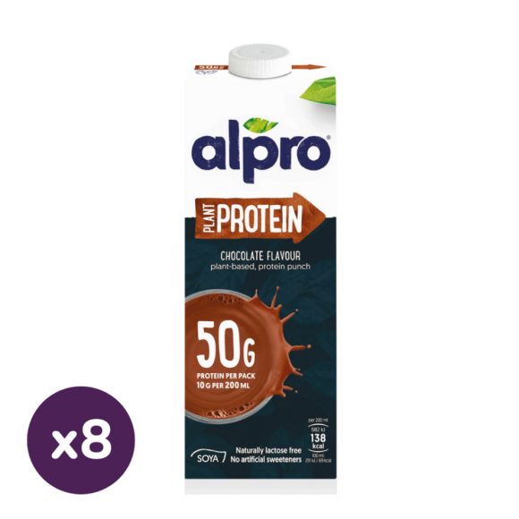 Alpro csokoládéízű protein ital (8x1 liter)