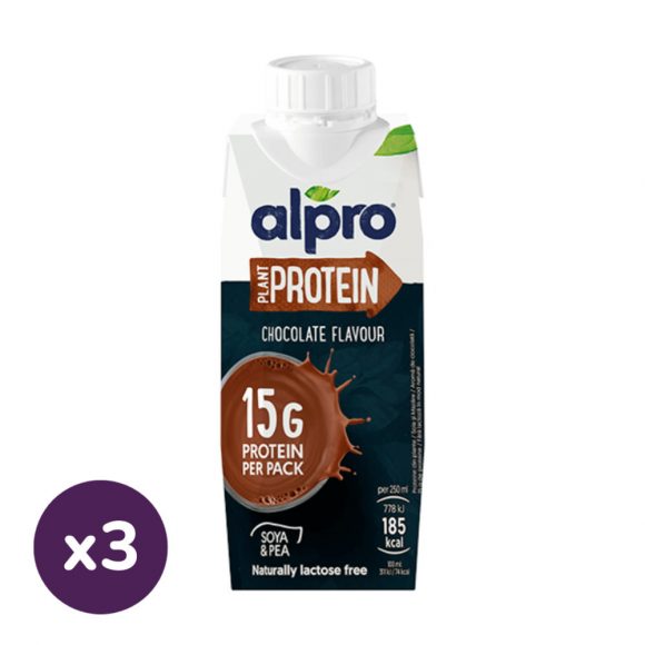 Alpro csokoládéízű protein ital (3x250 ml)