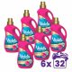 Violeta Intense color mosógél színes ruhákhoz, 6x1800 ml (192 mosás)