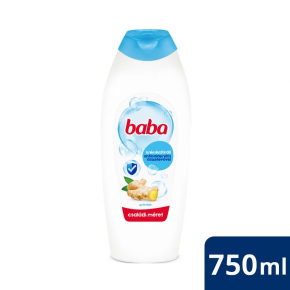 Baba krémtusfürdő antibakteriális összetevővel - gyömbér (3x750 ml)