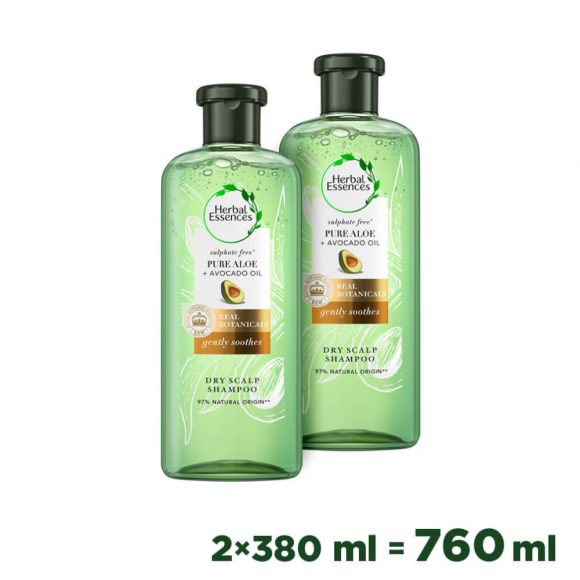 Herbal Essences Avokádó & Aloe Vera Hajsampon 2x380 ml
