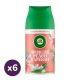 Air Wick Freshmatic Automata Légfrissítő spray utántöltő, Pezsgő őszibarack és sárgabarack (6x250 ml)