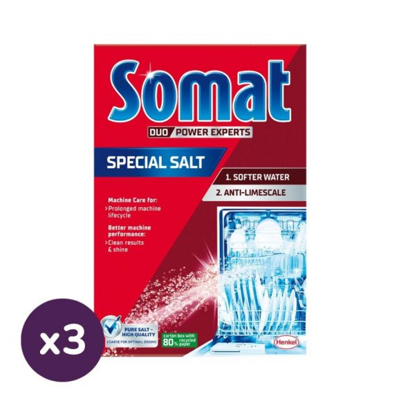 Somat vízlágyító só (3x1,5 kg)