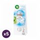 Air Wick pálcikás illatosító, Frissen mosott ruha illat (5x25 ml)