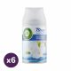 Air Wick Freshmatic Automata Légfrissítő spray utántöltő, Friss Ruha és Fehér Liliom (6x250 ml)