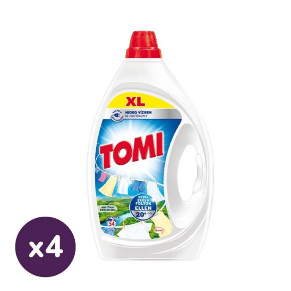 Tomi Max Power Amazónia Frissessége mosógél 4x2,4 liter (216 mosás)
