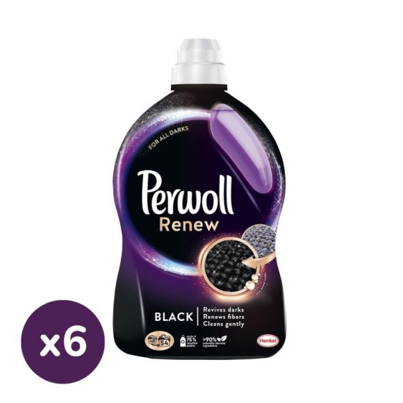 Perwoll Renew Black finommosószer (6x2,97 liter)