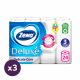 Zewa Deluxe Delicate Care 3 rétegű toalettpapír (3x24 tekercs)