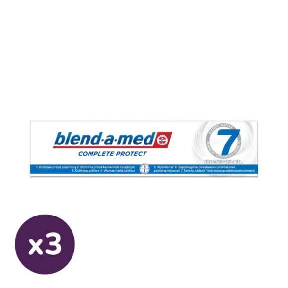 Blend-a-med Protect 7 Crystal White fogkrém 3x75 ml