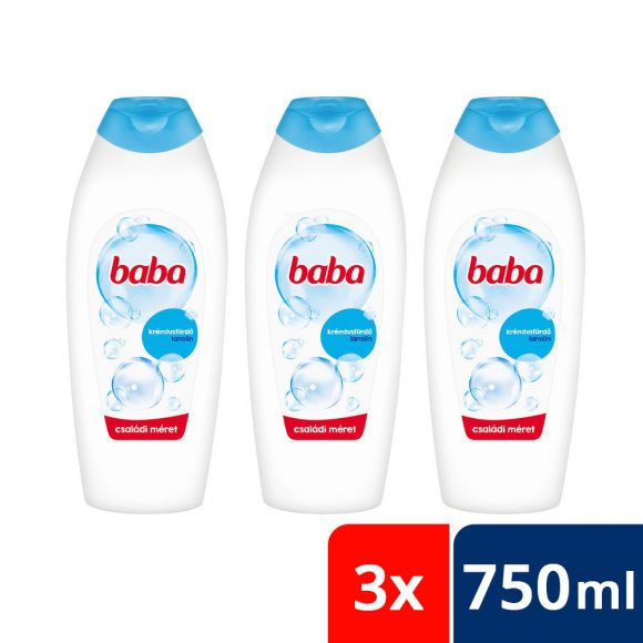 Baba lanolinos tusfürdő 3x750 ml