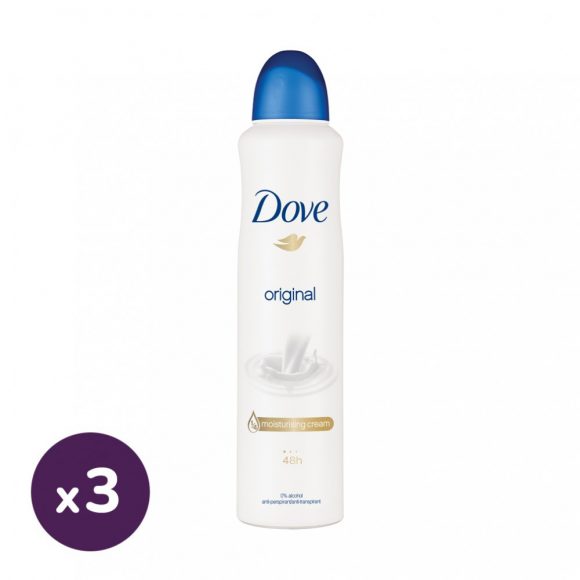 Dove Original izzadásgátló spray 3x200 ml