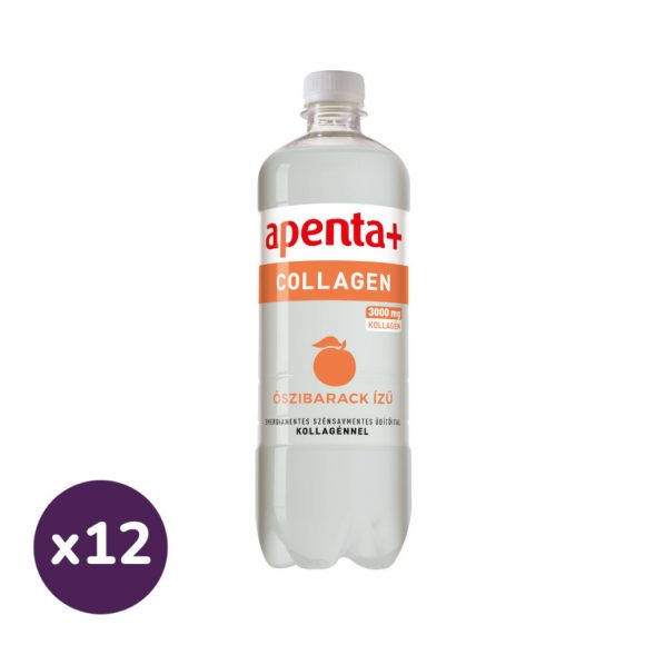 Apenta+ Collagen őszibarack ízű szénsavmentes üdítőital (12x750 ml)