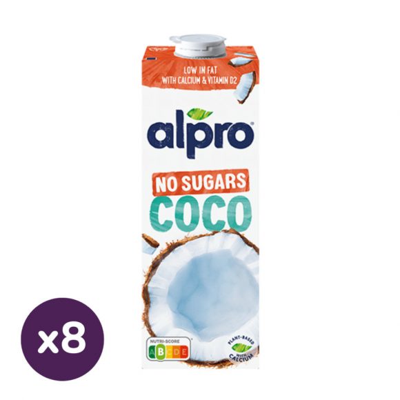 Alpro cukormentes kókuszital (8x1 liter)