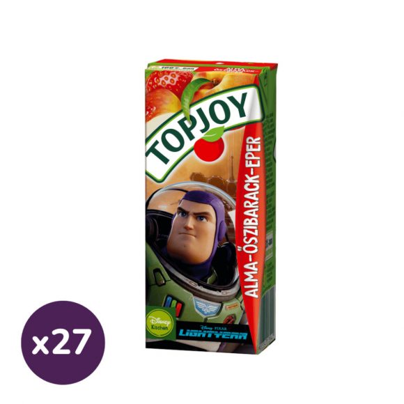 Topjoy eper-alma-őszibarack ital (27x200 ml)