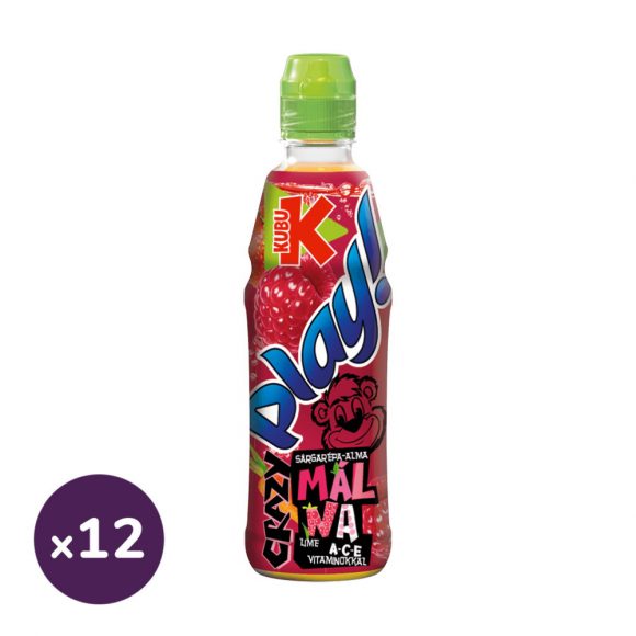 Kubu play sárgarépa-málna-lime gyümölcsital (12x400 ml)