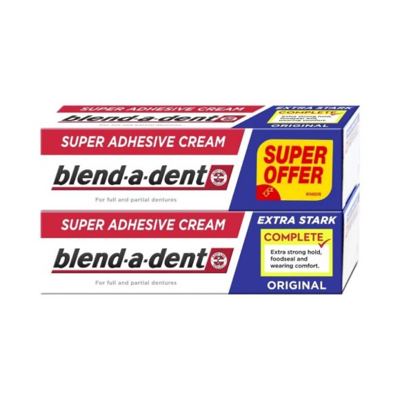 Blend-a-dent complete original műfogsorrögzítő krém 2x47g