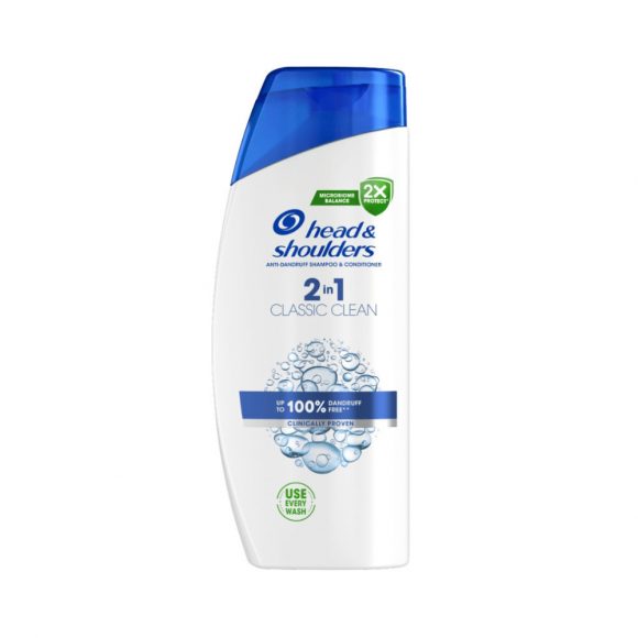 Head & Shoulders Classic Clean 2az1-ben korpásodás elleni sampon (625 ml)