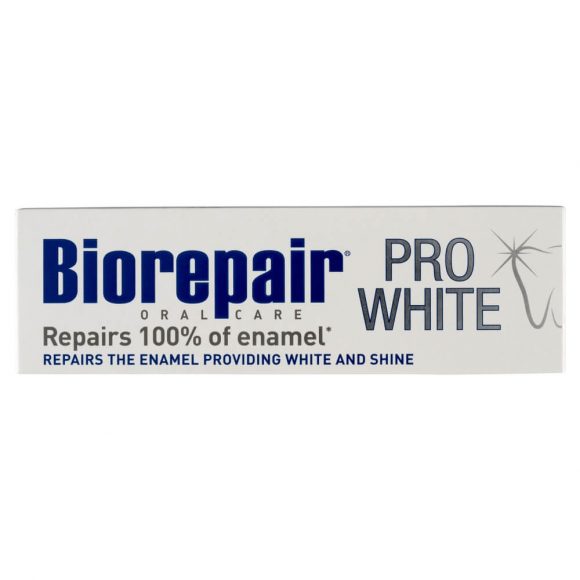 Biorepair Pro White fogkrém Zománcvédelem, fehérítő hatás 75ml