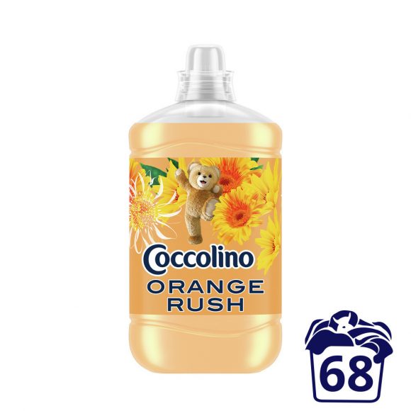 Coccolino Orange Rush öblítőkoncentrátum 1700 ml (68 mosás)