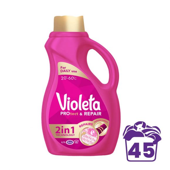 Violeta PROtect repair mosógél károsodott ruhákhoz, 2700 ml (45 mosás)