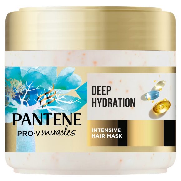 Pantene Hydra Glow intenzív hajmaszk biotinnal száraz hajra (300 ml)
