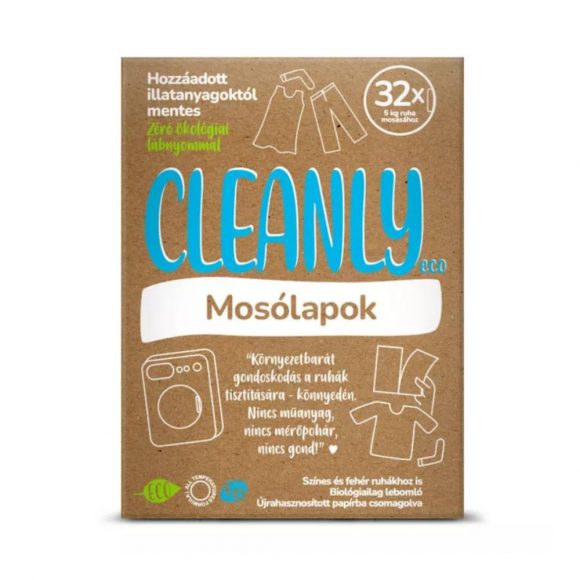 CLEANLY eco mosólapok (32 db)