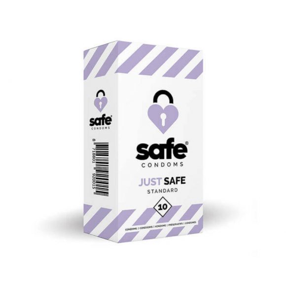 SAFE Just Safe standard, vaníliás óvszer (10 db)