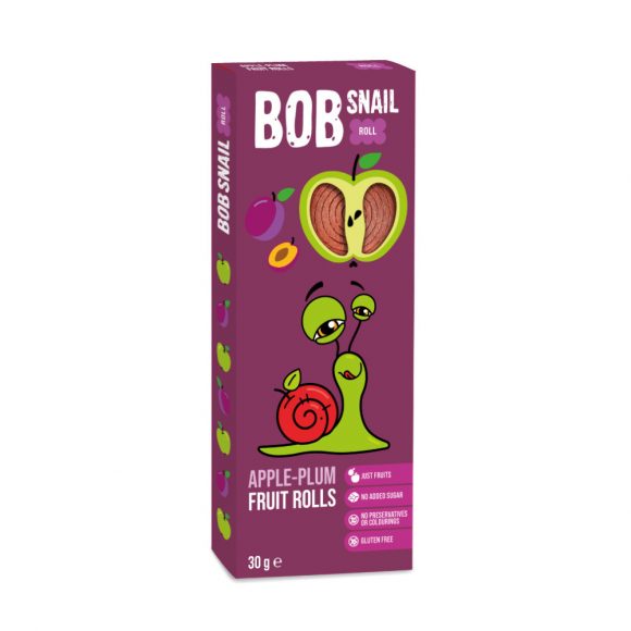 Bob Snail alma-szilva gyümölcstekercs (30 g)