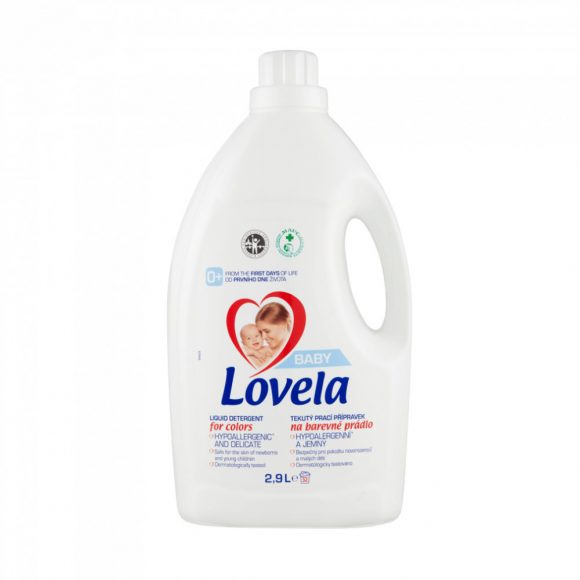 Lovela Baby hipoallergén folyékony mosószer színes ruhákhoz 2,9 liter (32 mosás)