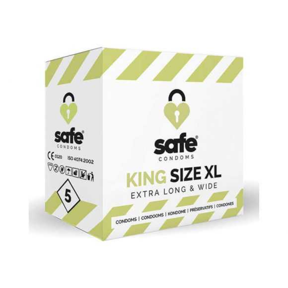 SAFE King Size XL extra nagy óvszer (5 db)