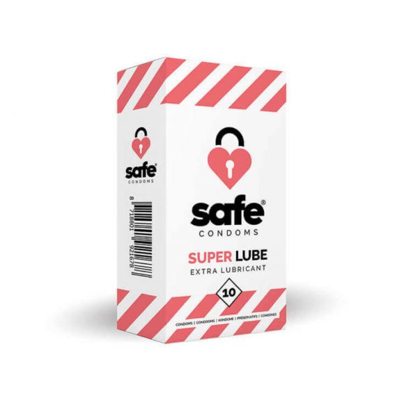 SAFE Super Lube extra síkos óvszer (10 db)