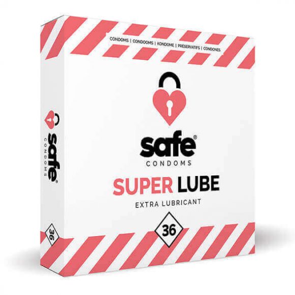 SAFE Super Lube extra síkos óvszer (36 db)