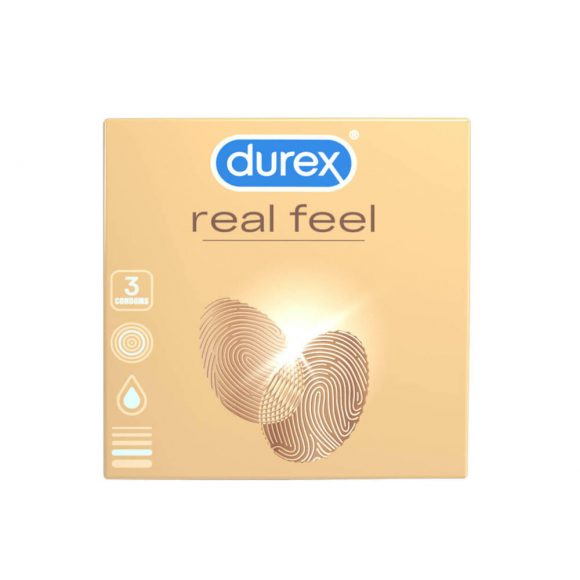 Durex Real Feel latexmentes óvszer (3 db)