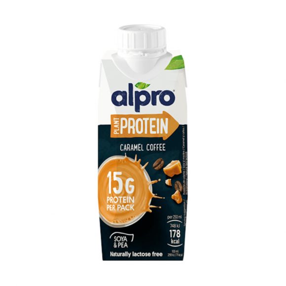 Alpro karamellás, kávéízű protein ital (250 ml)