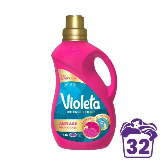 Violeta Intense color mosógél színes ruhákhoz, 1800 ml (32 mosás)